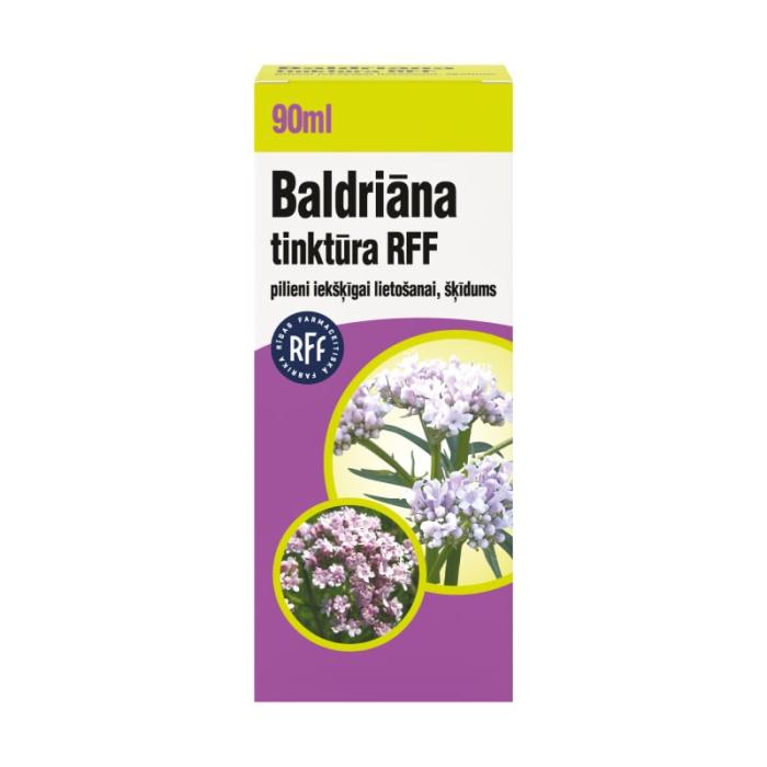 Baldriāna tinktūra RFF pilieni iekšķīgai lietošanai 90 ml