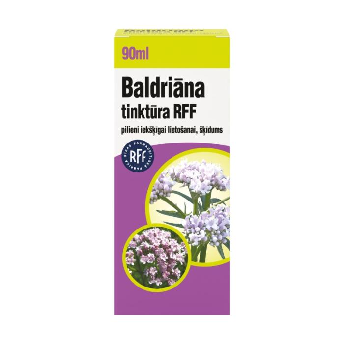 Baldriāna tinktūra RFF pilieni iekšķīgai lietošanai 90 ml
