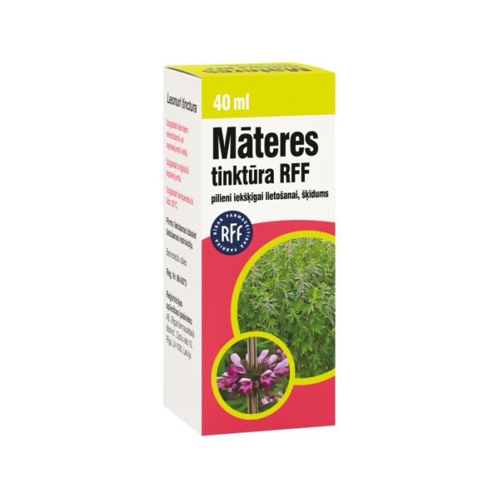 Māteres tinktūra RFF pilieni iekšķīgai lietošanai 40 ml