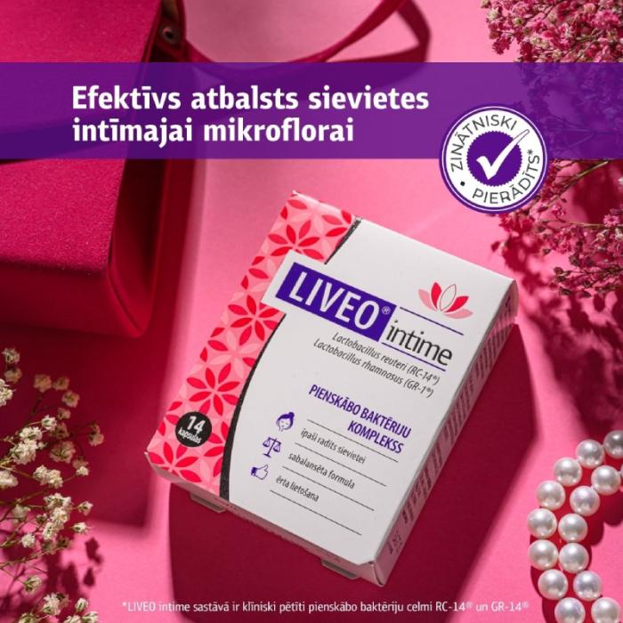 LIVEO INTIME pienskābo baktēriju komplekss sievietēm N14
