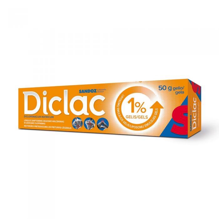 DICLAC 1% gels 50 g 