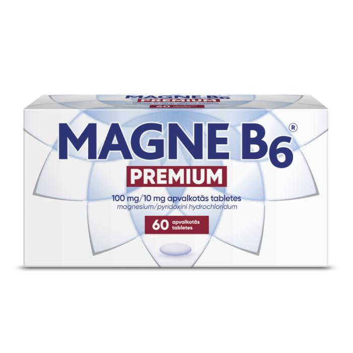 MAGNE B6 Premium (Magnijs) 100mg/10 mg apvalkotās tabletes N60