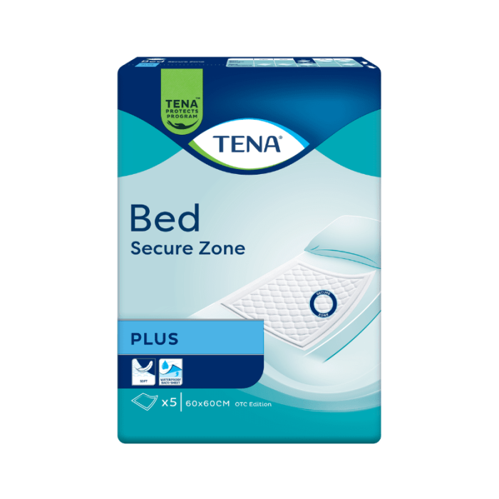 TENA Bed Plus paladziņi 60x60cm N5  