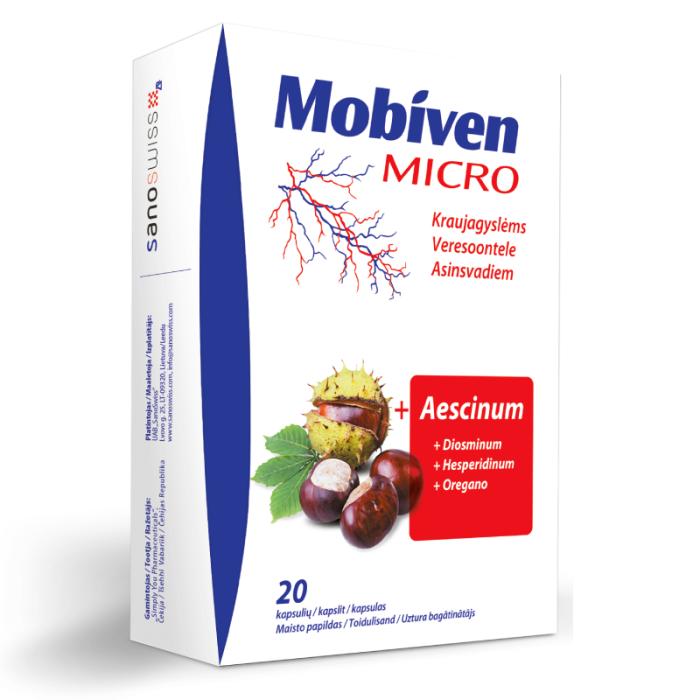 MOBIVEN MICRO kapsulas N20  