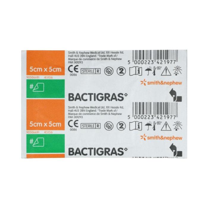 BACTIGRAS brūču pārsējs 5x5cm N1