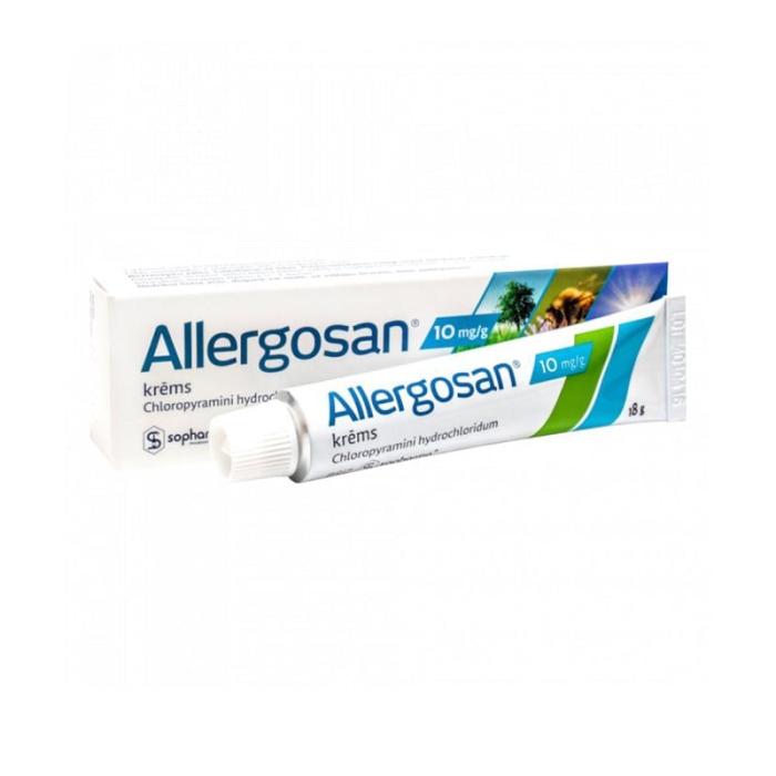 Allergosan 10 mg/g krēms 18 g