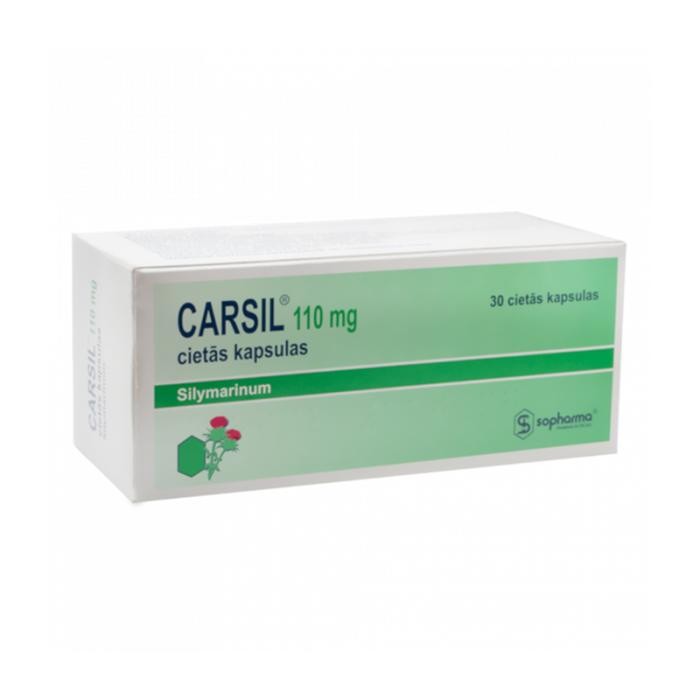 Carsil 110mg cietās kapsulas N30
