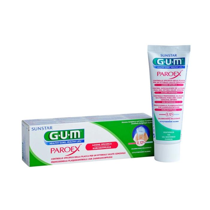 GUM Paroex zobu tīrīšanas gels 0.12% 75 ml   