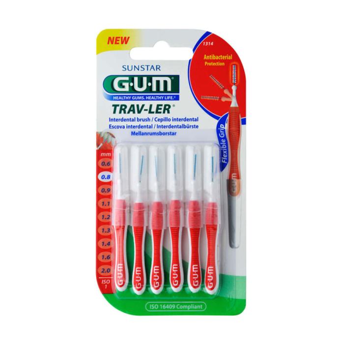 GUM Trav-ler starpzobu birste 0.8mm N6