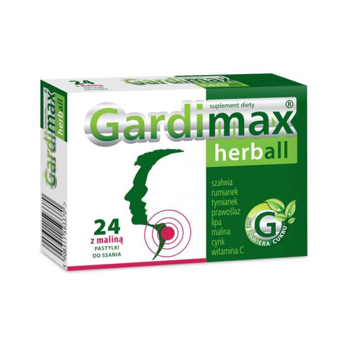 GARDIMAX Herball pastilas N24