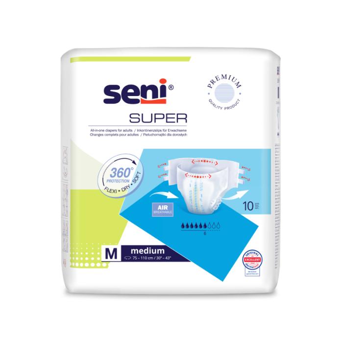 SENI Super autiņbiksītes pieaugušajiem M N10