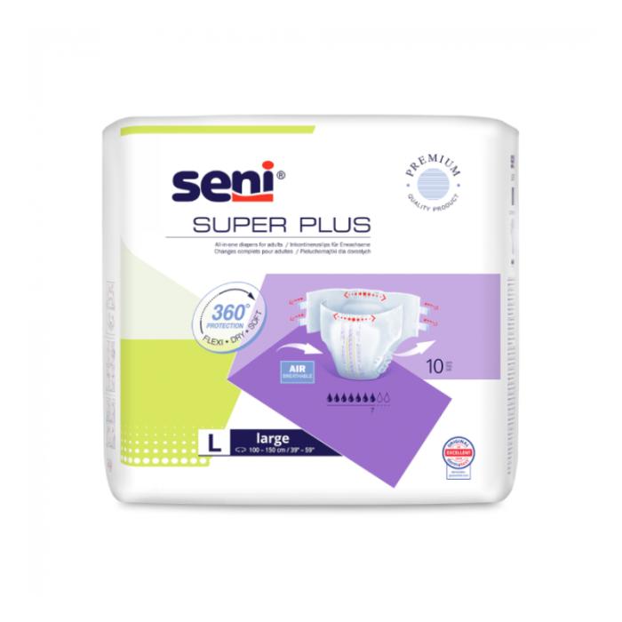 SENI Super Plus autiņbikses pieaugušajiem L N10