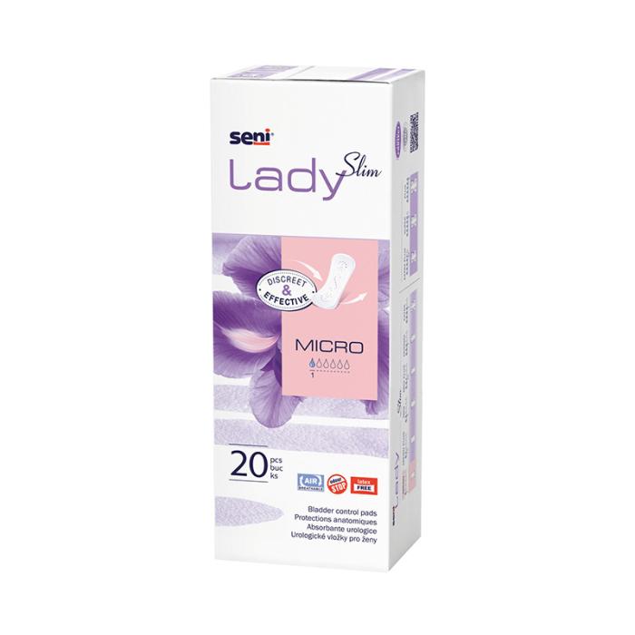 SENI LADY Slim Micro uroloģiskie ieliktņi sievietēm N20