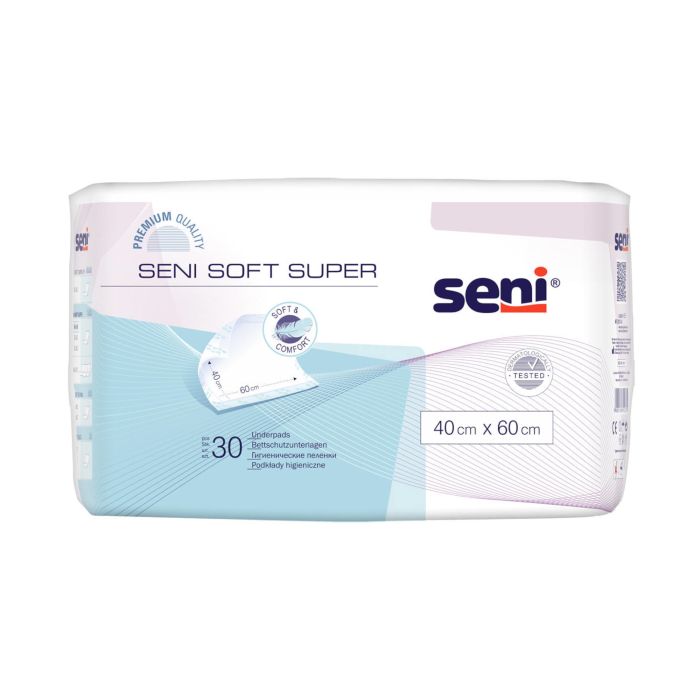 SENI SOFT Super absorbējošie paladziņi 40x60cm N30