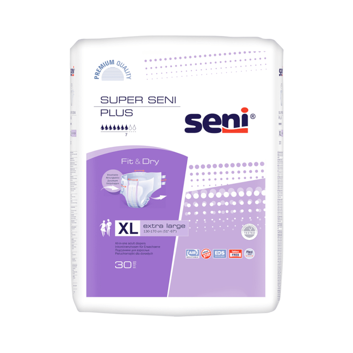 SUPER SENI Plus autiņbikses pieaugušajiem XL N30