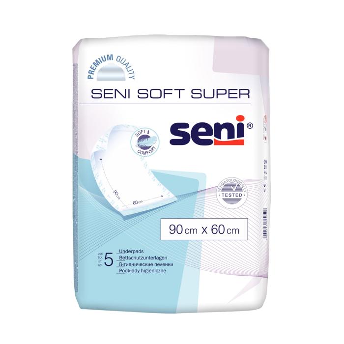 SENI SOFT Super absorbējošie paladziņi 90x60cm N5