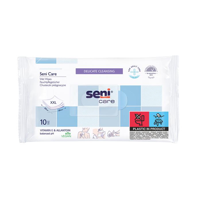 SENI CARE mitrās salvetes N10