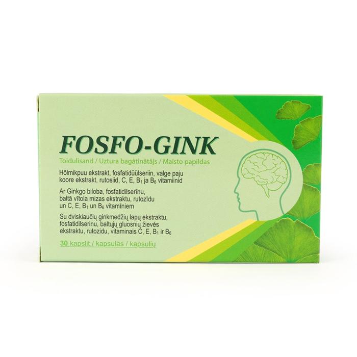 Fosfo-Gink kapsulas, N30