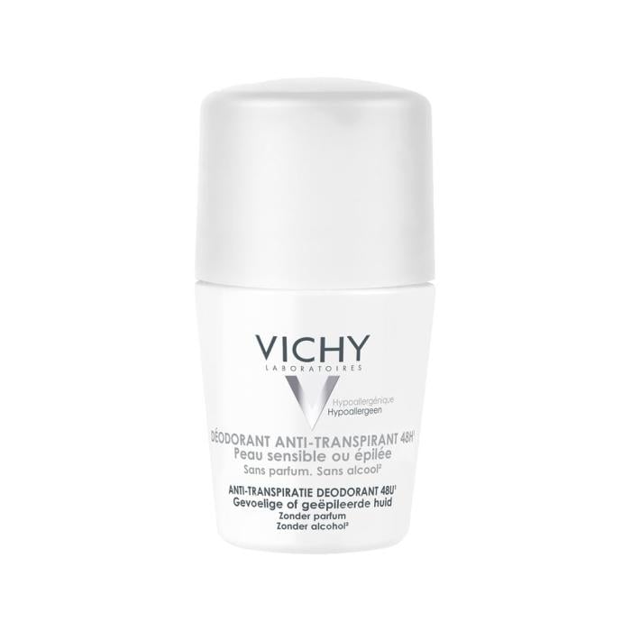 VICHY Dezodorants-rullītis ar 48h iedarbību ļoti jutīgai ādai, 50 ml