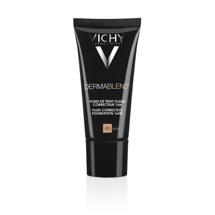 VICHY DERMABLEND koriģējošs tonālais fluīds Nr. 45 (Gold), 30 ml