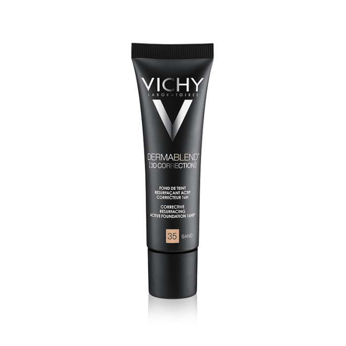 VICHY DERMABLEND 3D tonālais krēms Nr. 35 (Sand), 30 ml