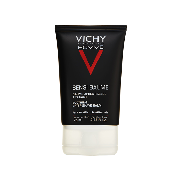 VICHY Homme balzams pēc skūšanās jutīgai ādai, 75 ml