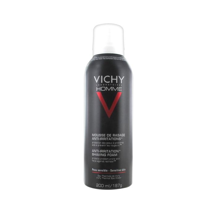 VICHY Homme skūšanās putas jutīgai ādai, 200 ml