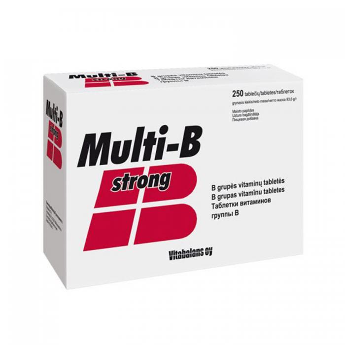 MULTI-B Strong tabletes N250  