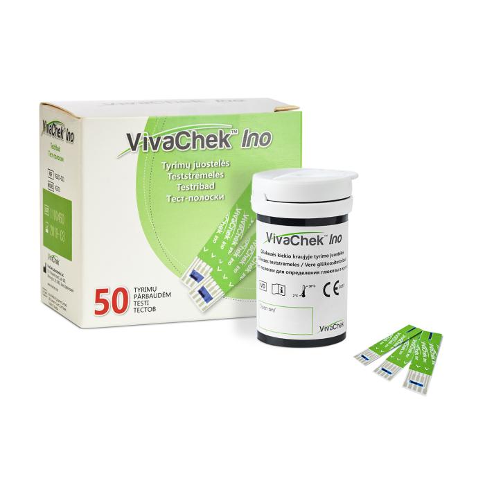 VivaChek Ino teststrēmeles N50