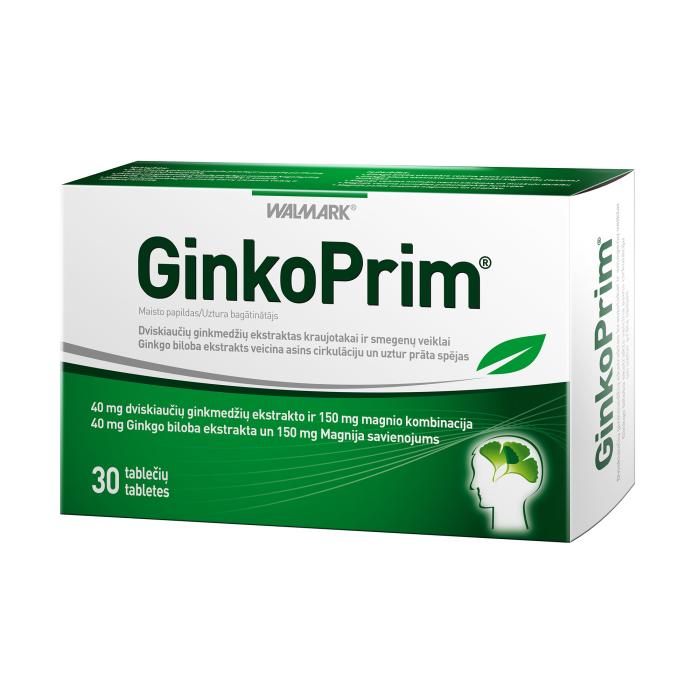 WALMARK GINKOPRIM  40 mg tabletes N30
