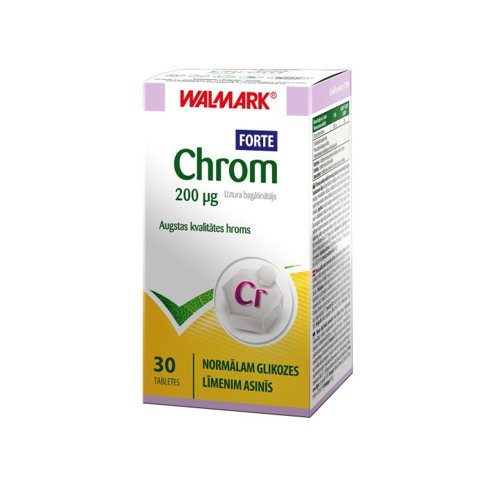 WALMARK CHROM 200 µg FORTE  tabletes N30