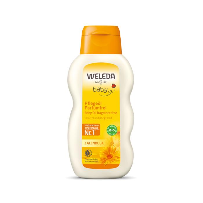 WELEDA BABY kliņģerīšu ķermeņa eļļa, 200 ml