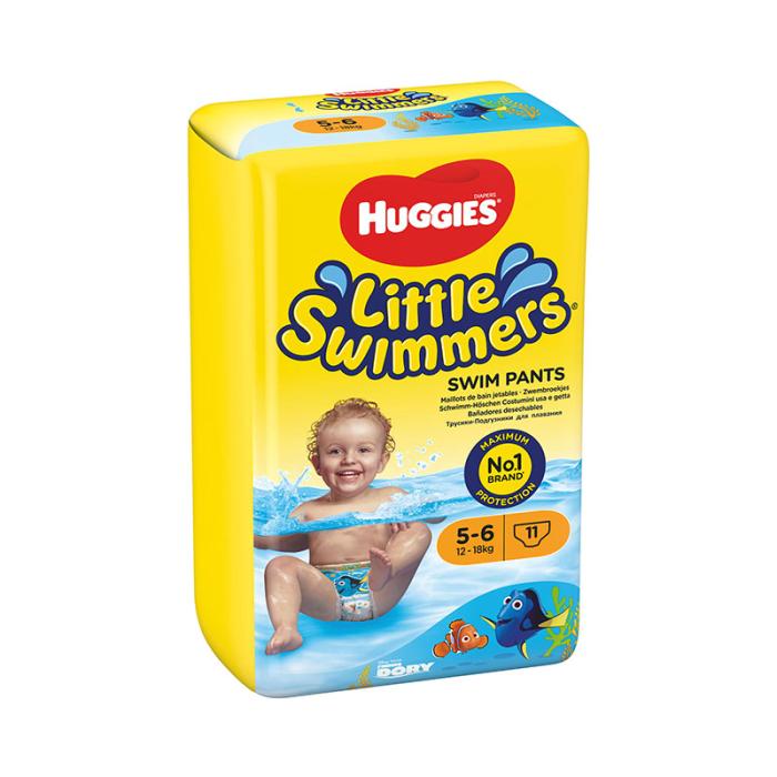 HUGGIES Swimmers peldešanai 12-18kg izmērs 5-6 N11