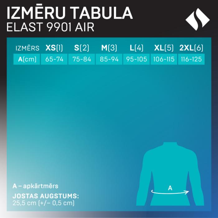 TONUS ELAST 9901 AIR medicīniskā pēcoperāciju josta, no elpojoša, nodilumizturīga materiāla, M