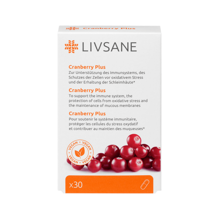 LIVSANE Cranberry Plus kapsulas N30