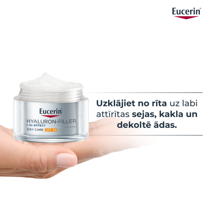 EUCERIN Hyaluron-Filler +3x Effect dienas krēms ar SPF 30 50 ml