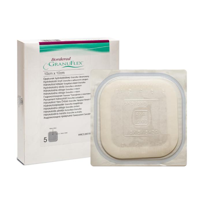 GRANUFLEX Bordered hidrokoloīdu pārsējs 10x10cm N5