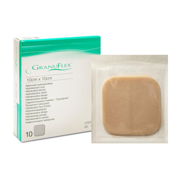 GRANUFLEX hidrokoloīdu pārsējs 10x10cm N10