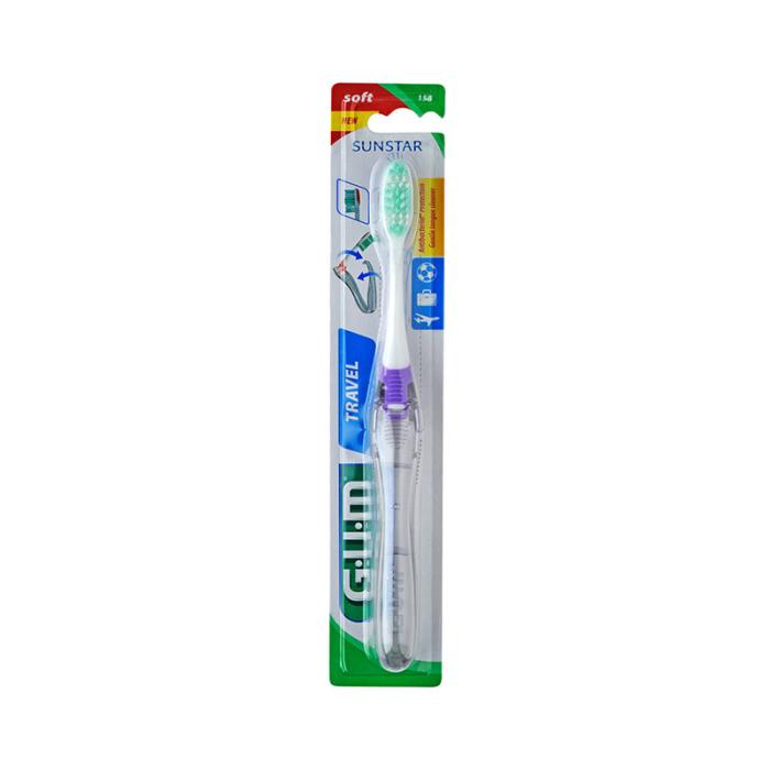 GUM Travel Soft ceļojumu zobu birste