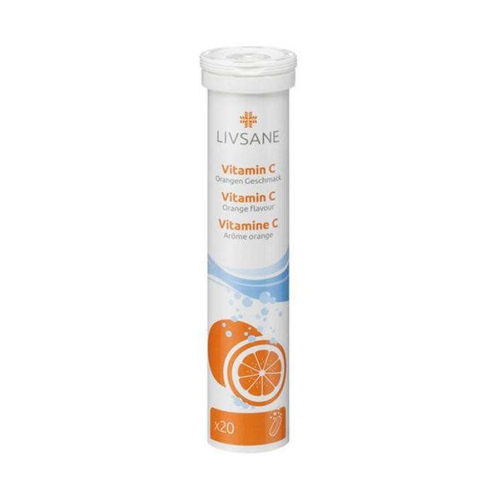 LIVSANE C vitamīns 240 mg šķīstošās tabletes N20