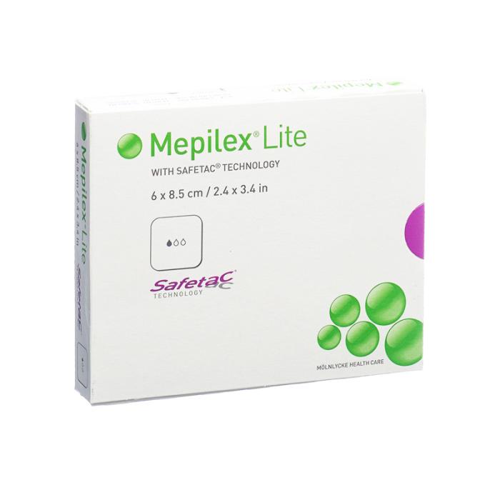 MEPILEX Lite 6x8.5cm absorbējošs putu pārsējs 5 gb.