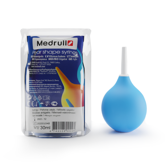 MEDRULL Klizmas balons, ciets uzgalis, izmērs N1, 30 ml