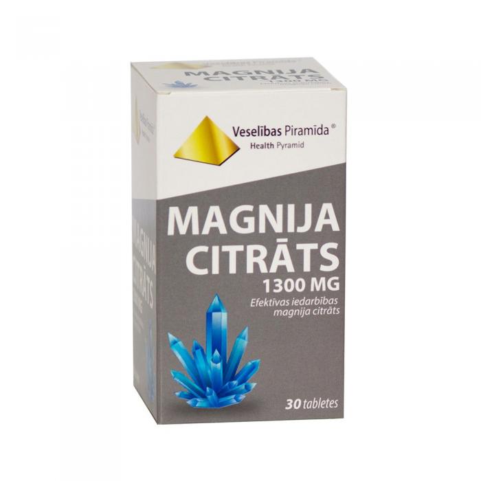 Magnija citrāts 1300 mg tabletes N30