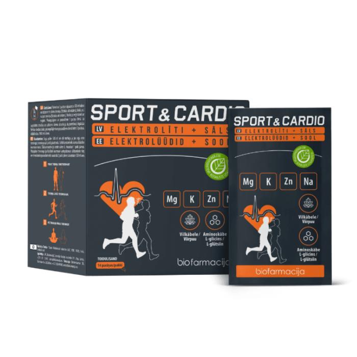 BIOFARMACIJA MAGNIJS+KĀLIJS Sport & Cardio pulveris N14