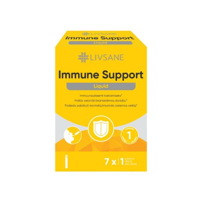 LIVSANE Immune Support Liquid šķidrums ampulās 25 ml N7