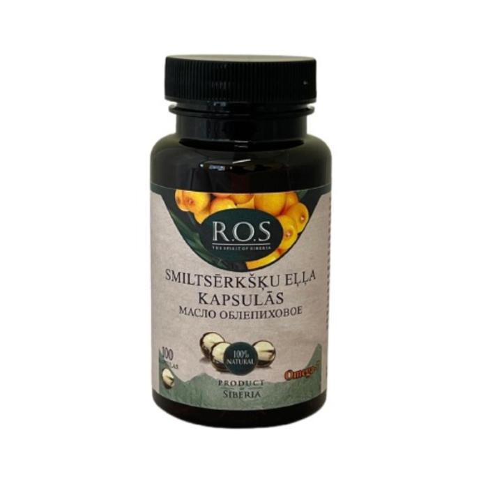 R.O.S. Smiltsērkšķu eļļa kapsulās N100