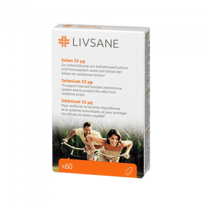 LIVSANE Selēns 55 µg tabletes N60