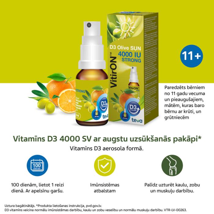 VITIRON D3 Olive Sun 2000 SV aerosols 10 ml  