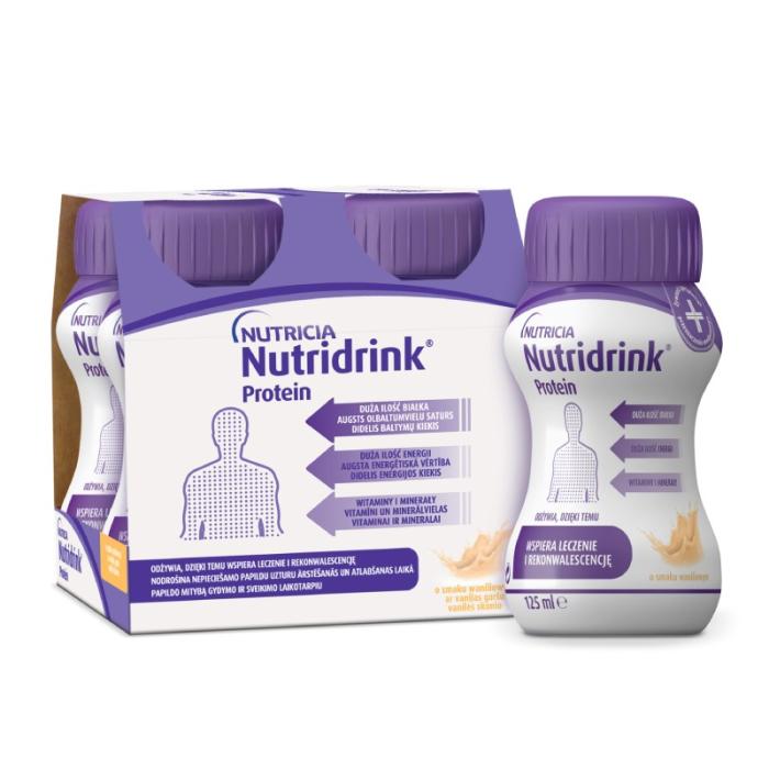NUTRIDRINK Protein ar vaniļas garšu 125ml N4
