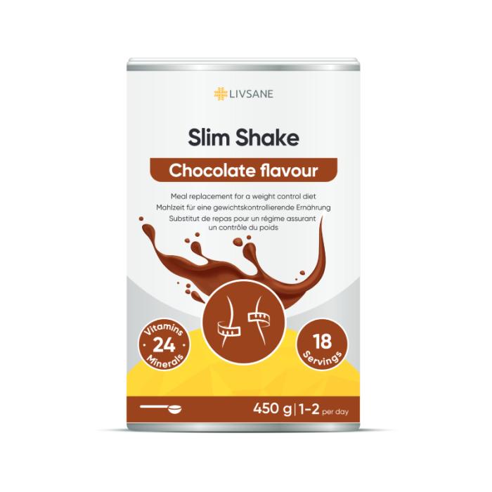LIVSANE Slim Shake ar šokolādes garšu 450 g